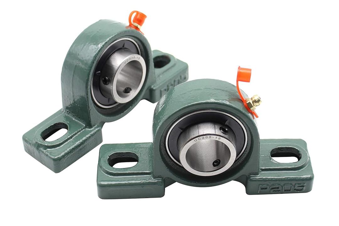 Eowpower 2 Pieces UCP205-16 Pillow Block Bearing 1 inch Inside Diameter Set Screw Lock