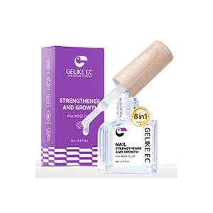 Nail Ridge Filler For Damaged Nails: Gelike ec 8 in 1 Nail Strengthener for Thin Nails and Growth - Protein Nail Ridge Filler with Top Coat Free 2 Packs