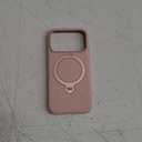 TORRAS Q3 Silicone 360 Spin for iPhone 17 Pro Case with Stand, Fit for MagSafe, Magnetic Ring Kickstand with Camera Control, Liquid Silicone Rubber Soft Phone Case for iPhone 17 Pro 6.3'', Bliss Pink