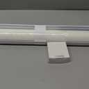 23" W x 72" H Cordless Light Filtering Roller Shade for Windows, Free Stop Windows Shades, Thermal Insulated Linen-Style Blinds for Home and Office, Modern Window Blind Color-Matched (White)