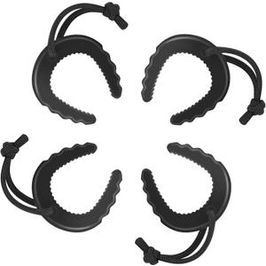 14 Pack First Responder Door Stops, Door Jam for Law Enforcement, Police, Emergency Medical Services, Black Door Stoppers Wedge