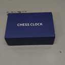 Digital Chess Clock Timer, 5-in-1 Multifunction Portable Competition Specific Chess Clock, Professional Board Game Timer with Bonus & Delay Count Down up ON Off Alarm