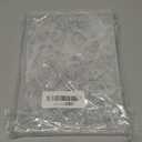 Jishi 21pcs Crystal Christmas Ornaments for Christmas Tree Decorations, Hanging Crystals Acrylic Snowflake Icicle Ornaments Set w/Drop Pendants for Winter Wonderland, Holiday Home Decor Party Supplies