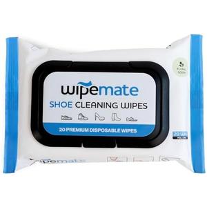 WIPEMATE Shoe, Sneaker, Suede & Leather Cleaner Wipes Premium Wipes for Dirt, Stains, Scuffs & Care for All Footwear, Pack of 3