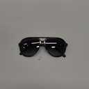 livho Trendy Polarized Aviator Sunglasses Women Men, Retro Sun Glasses for Women Men 2025, Oversized UV Protection Shades (Light Black/Grey)