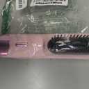 Go Brush Pro 2026 Hair Straightener Brush 300 Million Negative Ionic Portable Hair Straightener Comb for Women with 4 Temps Fast Heating MCH Ceramic Coating Smooth Frizz Hair Light Pink