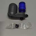 PUR Plus Vertical Faucet Mount Water Filtration System, Lead-Reducing Water Filter For Sink Faucet, Easy Install, 100 Gallons, Compatible with Sinks with External Aerators, Grey