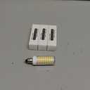 E11 Led Bulbs Dimmable 120V 50W Halogen Equivalent, T3 T4 Mini Candelabra Base JDE11 Led Bulb, 4000K Natural White 5W 500lm E11 Bulb for Chandeliers,Ceiling Fan, Table Lamps, Cabinet Lighting,4Pack