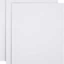 Paper Junkie 8.5x11 inch White Blank Hardcover Books for Kids to Write Stories, Unlined Scrapbook and Journal - 18 Sheets/36 Pages Each - Pack of 3