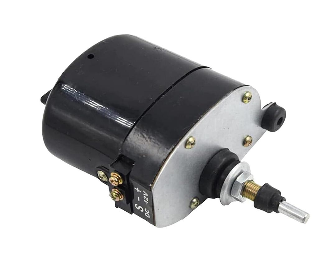 12V Universal Windshield Wiper Motor - Waterproof 12 Volt Front Wiper Motor Fit for Tractor 01287358/7731000001 / 0390506510 (5.11X3.15 Inches)