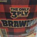Brawny Tear-A-Square 3-Ply Paper Towels, 12 XL Family Rolls = 30 Regular Rolls, Strong, Absorbent, and Durable with 3 Sheet Sizes (Quarter, Half, Full)
