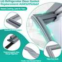 Upgraded ADX52752667 Refrigerator Door Gasket for LG Refrigerator Door Seal Replacement ADX52752638 ADX52752644 Fridge Door Gasket Kenmore Refrigerator Gasket Fresh Food Seal 42.3" x 31.9"