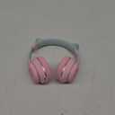 Bluetooth Kids Headphones,Cat Ear LED Light Up Kids Wireless Headphones,Bluetooth 5.1&Stereo Sound, Foldable,Adjustable Headband,Children Headphone with Microphone for School/Tablet (Pink)