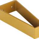 Osring 8 Inch Trapezoid Furniture Legs 4pcs, Solid Steel Furniture Hairpin Leg for Side Table, TV Stand and Cabinet, Gold