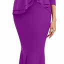 Evening Gowns for Women Formal Elegant Party Long Sleeve Maxi Dresses 2024 Off Shoulder High Split Wrap Dress