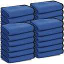 6 Moving Packing Blankets 80 x 72 Inches (35 lb/dz) Heavy Duty Moving Pads for Protecting Furniture Professional Quilted Shipping Furniture Pads (Blue 6PCS)
