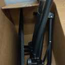 Projector Stand Tripod Adjustable, Laptop Height from 23.5 to 46.5 inches with Gooseneck Phone Holder, Floor for Office, Home, Stage, Studio, DJ Racks Holder Mount, 23.5inch-46.5inch (Black)