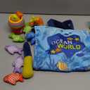 Montessori Toys for 1 Year Old Boy Girl Gifts, Cloth Fishing Game Toddler Toy 1-3, Sorting Learning Baby Toys 6-12-18 Months, Toddler Toys for Baby Easter Gifts (Blue)