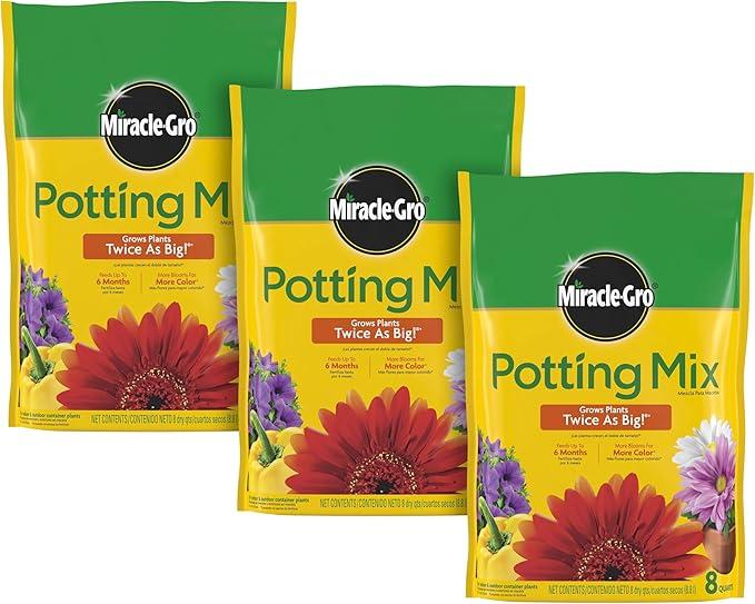 This potting soil is truly all-purpose—use in pots, window boxes, containers, or hanging baskets to plant beautiful arrays of flowers, herbs, fruits, vegetables, and anything in between. Enriched with fertilizer to feed plants for up to six months, t