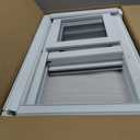 NOOTA Basement Window 32" x 18" Double Tempered Glass, Removable Flange, Vinyl Sliding Window，White | Sliding window