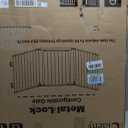 29.4-78" Extra Wide Baby Gate, Long Dog Gates Indoor for Doorways Stairs, Essential Large Safety Gate for Child Toddler with Anti-Trip Pedal, Adjustable Pet Gate, 28" Tall 3 Metal Panels Black