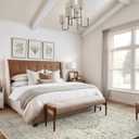 LIVEBOX Washable Area Rug 6x9 Rugs for Living Room Dining Room Under Table, Non-Slip Boho Indoor Carpet for Bedroom, Low-Pile Farmhouse Soft Carpets for Nursery Room Playroom, Taupe