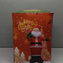 14FT Christmas Inflatable Santa Claus Outdoor Blow Up Yard Decorations, Giant Outside Standing Waterproof Smiling Santa Claus with Gift Bags, Built-in LEDs for Xmas Holiday Party Yard Garden Lawn Decor