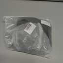 ZAFUL Women's Ribbed Underwire Bikini Set High Cut Colorblock V Notch Swimwear Printed High Leg Swimsuit (Black)