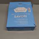 SAVORI Set of 2 Down and Feather Throw Pillow Inserts 12x20 Soft Fluffy Pillow Inserts with 100% Down-Proof Cotton Cover, Decorative Square Cushion Inner for Sofa Couch Bed-White