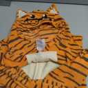 Sincere Party Tiger Onesie Novelty Tiger Jumpuit with EMB Face Costume for Kids L(8-10)