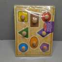 Melissa & Doug Deluxe Jumbo Knob Wooden Puzzle - Geometric Shapes (8 pcs)