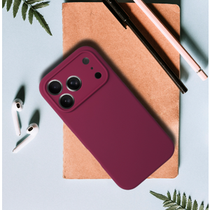 Silicone Lite Case for Iphone 17 Pro Burgundy 