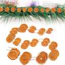 10ft Dried Orange Garland  Natural Dried Orange Slices Christmas Decor for Indoor, Front Door, Fireplace & Christmas Tree  Realistic Farmhouse Holiday Garland Decoration