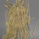 4.7 Inch Bamboo Skewers 100PCS Food Appetizer Toothpicks Wide Flat Paddle Bamboo Wood Picks for Cocktail, Marshmallow, Fruit, Grilling, Drink, BBQ, Barbecue, Yakitori Chicken, Fondue, Roasting