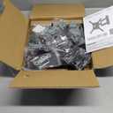 monTEK Full Motion TV Wall Mount for 23-65 Inch Flat & Curved TVs and Monitors, Swivel & Tilt Articulating Bracket, Max VESA 400x400mm, Holds up to 77 lbs, Perfect Center Design