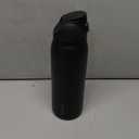 Owala FreeSip Insulated Stainless Steel Water Bottle with Straw, BPA-Free Sports Water Bottle, Great for Travel, 40 Oz, Very, Very Dark