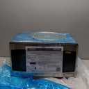 GE Countertop Microwave Oven, Compact 1.1 Cubic Ft., 950-watt Capacity, 6 Auto Cooking Settings, Child-Lock Technology, Kitchen Essentials for The Countertop, Dorm Room or Apartment, Stainless Steel