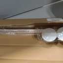 Sliver Tension Curtain Rod 41-67In, Curtain Rod No Drilling for Window or Bathroom,Outdoor Tension Rods for Patio, Heavy Duty Shower Rod,Rod Diameter 1.26In-One-bond stretching