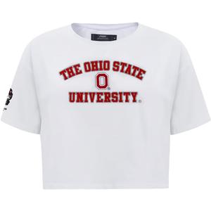 Womens College Classic Essentials Cotton Short Sleeve Boxy Tee, M