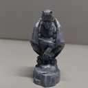 Rileryan 6 PCS Miniature Evil Gargoyles Figurines Statue for Halloween Village Decorations Accessories Mini Graveyard Cemetery Decor