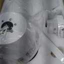 White Ceiling Fan with Lights - 52" Flush Mount Ceiling Fan with Remote and Dimmable LED Light, 5 Dual-Sided Blades, 3CCT 6 Speeds, Modern Low Profile Ceiling Fan for Indoor and Outdoor Patios