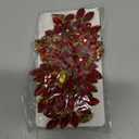 JWICOS Bridal Headband Crystal Wedding Hair Vine - Headpieces for Bride & Girls (Red)