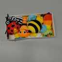 Infinno Baby Wrist Rattle Socks and Foot Finder Set, Perfect Baby Toys for 0-12 Months Newborn Boys and Girls As Shower Gifts, Garden Bug Series (Warm Color)