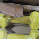 Fitvids Neoprene Dumbbell Set with Rack, 5/8/12LB Pairs, 50LB Set with Rack