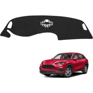 Black Dashboard Dash Board Cover Mat Carpet for Honda HRV HR-V 2023-2025 2026 Accessories Dash Cover Flannel Material Dash Mat Sunshade