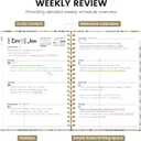 2026 Planner, Weekly and Monthly Planner for Women, January 2026 - December 2026, Hardcover 2026 Calendar Planner Book with Tabs, Inner Pocket, Spiral Bound, Perfect for Office Home School Supplies - A5 (6.3" x 8.5"), Herbs