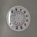 Indoor Outdoor Thermometer Large Wall Thermometer-Hygrometer Waterproof Does not Require Battery (White)