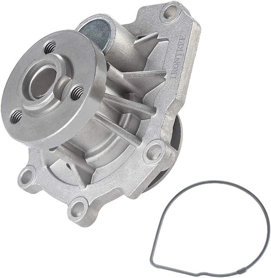 IRONTREE AW6184 Professional Water Pump Kit with Gasket Compatible with Chevy Cruze Sonic Aveo Aveo5, Pontiac G3 Wave, Saturn Astra, 1.6L 1.8L L4 Engine, OE Replacement