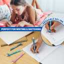 Get Trend Disney Stitch 5pcs Erasable Gel Ink Pens and Angel Cute Writing Pens for Kids Fun Stationery Set Kawaii Journaling Supplies Cool Pen Gifts for Kids (Stitch)