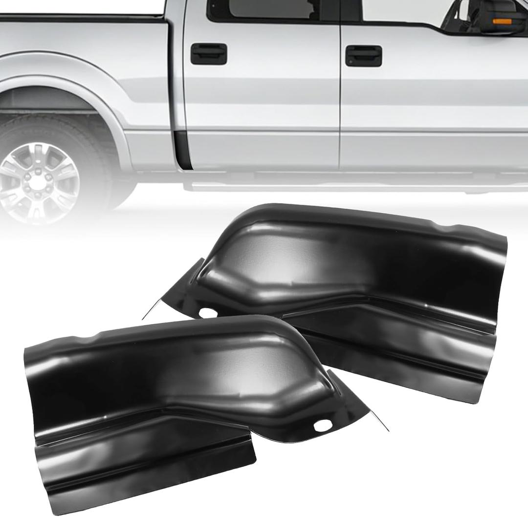 Pickup Truck Cab Corners Compatible with Ford F150 2009 2010 2011 2012 2013 2014 Crew Cab Corner 4 Door 2 Pcs (2009-2014 F150 Crew Cab Corner 4 Door)